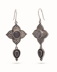 Alma de Loto Moonstone Earring | Silver