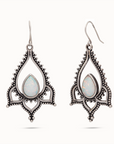 Alma de Loto Moonstone Earring | Silver