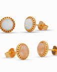 Ternura Opal & Rosenquarz | Gold Set