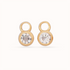 Alma de Loto Moonstone Earring | Silver