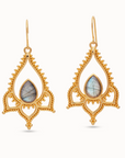 Alma de Loto Moonstone Earring | Silver