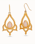 Alma de Loto Moonstone Earring | Silver