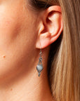 Encanto Moonstone Earring | Silver